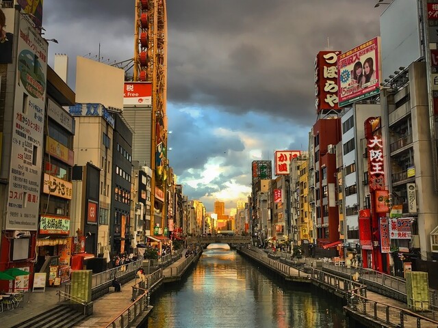 大阪府の風景：道頓堀
